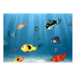 Fish In The Ocean Business Card Template
