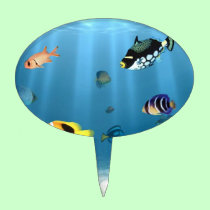 Fish In The Ocean cake picks