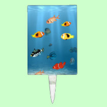 Fish In The Ocean cake picks