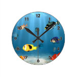Fish In The Ocean Clock