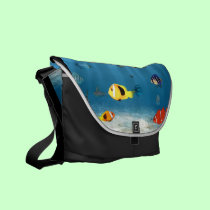 Fish In The Ocean messenger bags