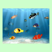 Fish In The Ocean posters