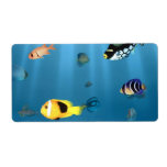 Fish In The Ocean Shipping Labels