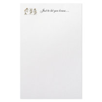 Fish Jumping Rope Custom Stationery