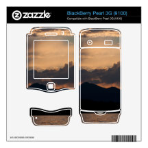 Fish Lake Sunset BlackBerry Decals