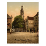 Fish Market and New Church, Delft, Netherlands Postcards