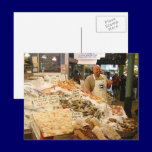 Fish Market Seattle WA Postcard postcards