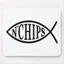 Fish N' Chips Fish Mouse Pads