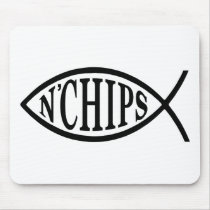 Fish N' Chips Fish mousepads