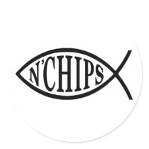 Fish N' Chips Fish stickers