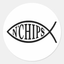 Fish N' Chips Fish Sticker