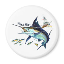 fish n ships refrigerator magnet