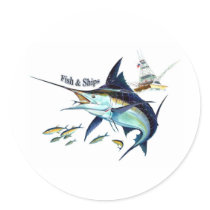 fish n ships stickers by VathauerStudio fish n ships stickers