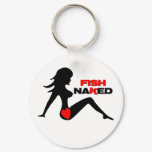 round_keychain - Sexy Fish Naked design for the adventurous fisherman: Sizes  Available colors: 0