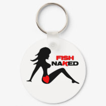 Fish Naked Sexy Keychain by GoNaked Fish Naked Sexy Keychain