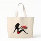 jumbotote - Who needs a tackle box when you've got this sexy Fish Naked tote bag.