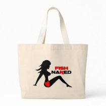 Fish Naked Tote Bag by GoNaked Fish Naked Tote Bag