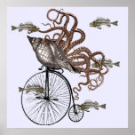 Fish Needs A Bicycle Print