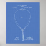 Fish Net 1889 Patent Art Blueprint Poster