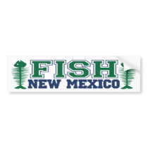 Fish New Mexico bumper stickers by FishNHuntObsessions Fish New Mexico bumper stickers