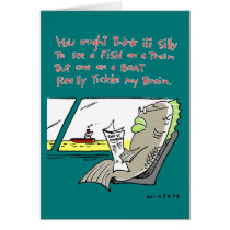 Fish on a Train cards