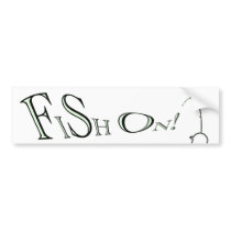 fish on bumper sticker