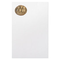 Fish on ice custom stationery