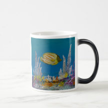 Fish painting on mug