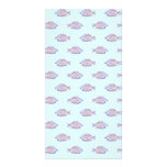 Fish Pattern on Blue. Red Line Rainbowfish. Customized Photo Card