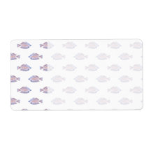 Fish Pattern. Red Line Rainbowfish. Custom Shipping Labels