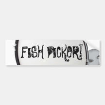 FISH PICKER! BUMPER STICKERS