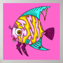 Fish Piercings Print
