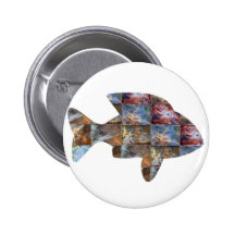 FISH PINBACK BUTTONS