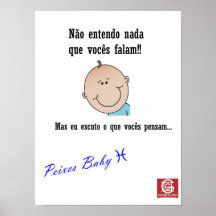 Fish poster “telepatia "