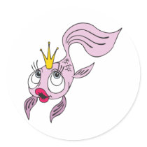 Fish Princess stickers