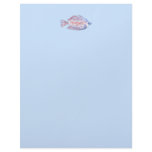 Fish. Red Line Rainbowfish. Letterhead Template