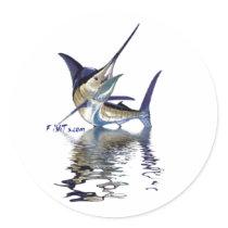 Fish Reflections Collection stickers