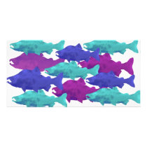 Fish Salmon Photo Card