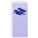 Fish School - Blue Rack Card Template