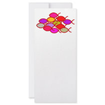 Fish School - Bright Red rack cards by ChristianFish Fish School - Bright Red rack cards