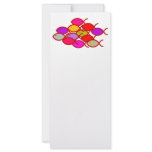 Fish School - Bright Red Custom Rack Cards