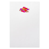 Fish School - Bright Red Stationery