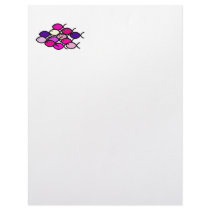 Fish School - Pink and Purple Letterhead