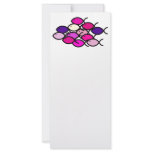 Fish School - Pink and Purple Personalized Rack Card