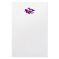 Fish School - Pink and Purple Custom Stationery