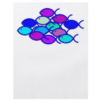Fish School - Purple and Blue Flyers