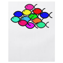 Fish School - Rainbow Colors flyers by ChristianFish Fish School - Rainbow Colors flyers