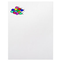 Fish School - Rainbow Colors letterhead by ChristianFish Fish School - Rainbow Colors letterhead