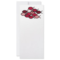 Fish School - Red rack cards by ChristianFish Fish School - Red rack cards