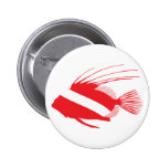 Fish Scuba Flag Button